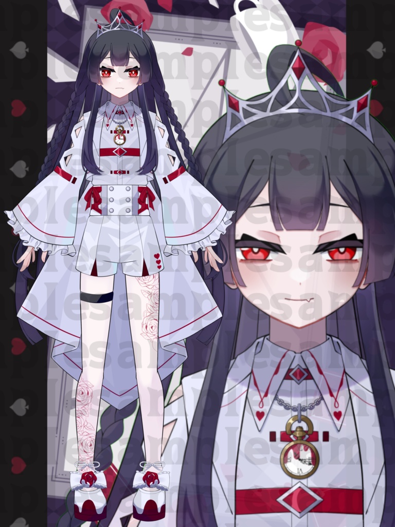 【売約済み】白薔薇のお姫様【VTubeStudio対応】