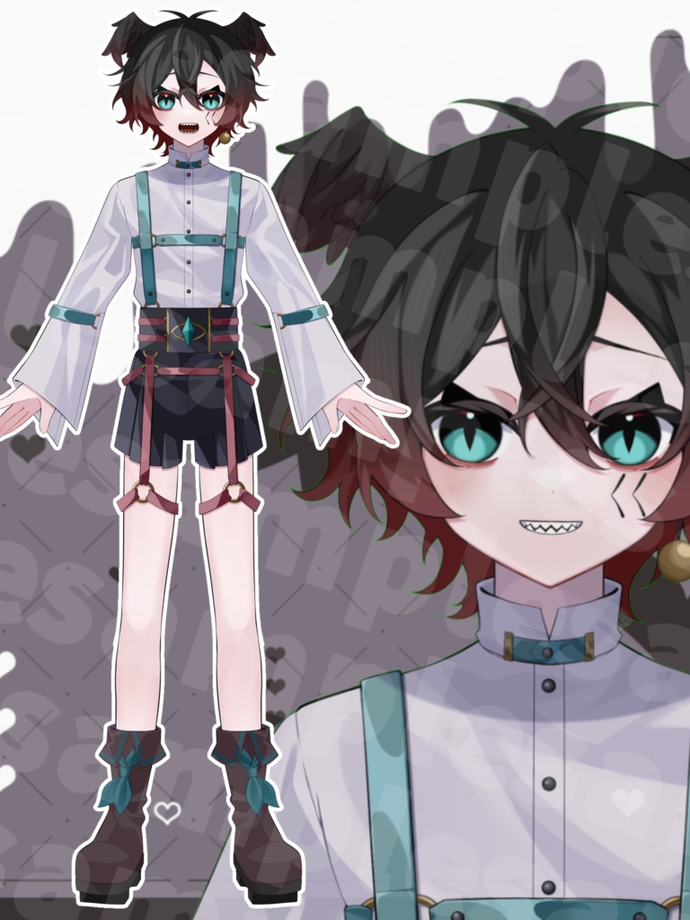 【限定1点】鴉の少年【VTubeStudio対応】