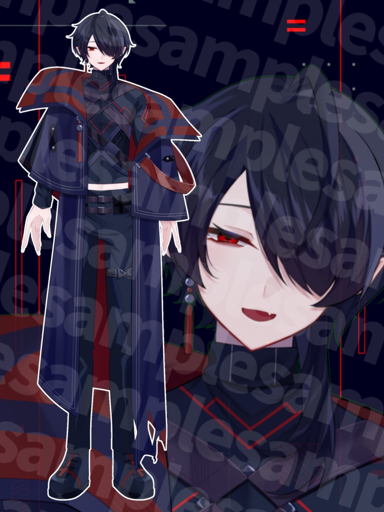 【限定1点】吸血鬼のお兄さん【VTubeStudio対応】