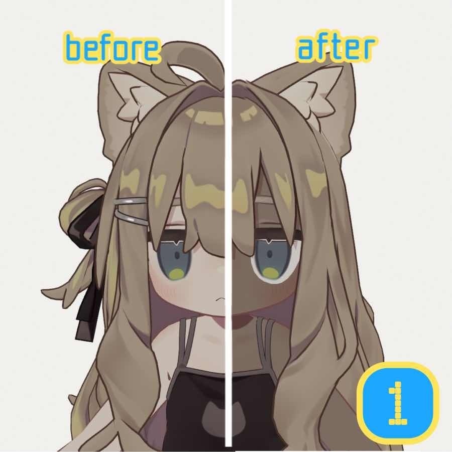 【無料】キプの肌を褐色にするやつ【肌焼け差分アリ!】