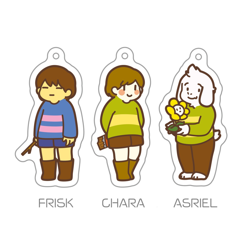 ちっちゃなアクリルキーホルダー【UNDERTALE】