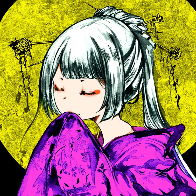 缶バッチVer1　「月」