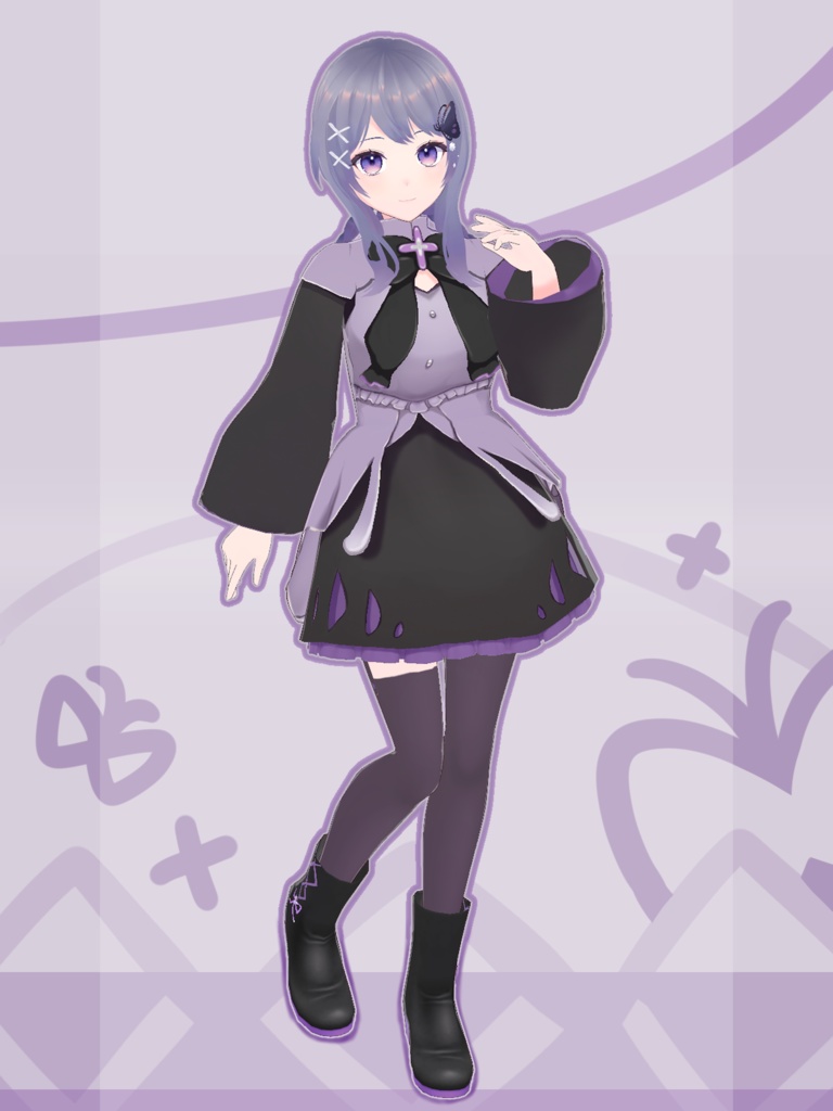 オリジナル3Dモデル『蝶夜ゆめみ&ゆめと』