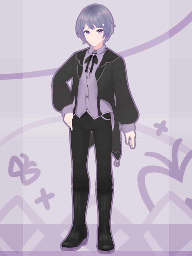 オリジナル3Dモデル『蝶夜ゆめみ&ゆめと』