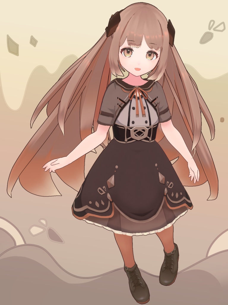 オリジナル3Dモデル『くまの』