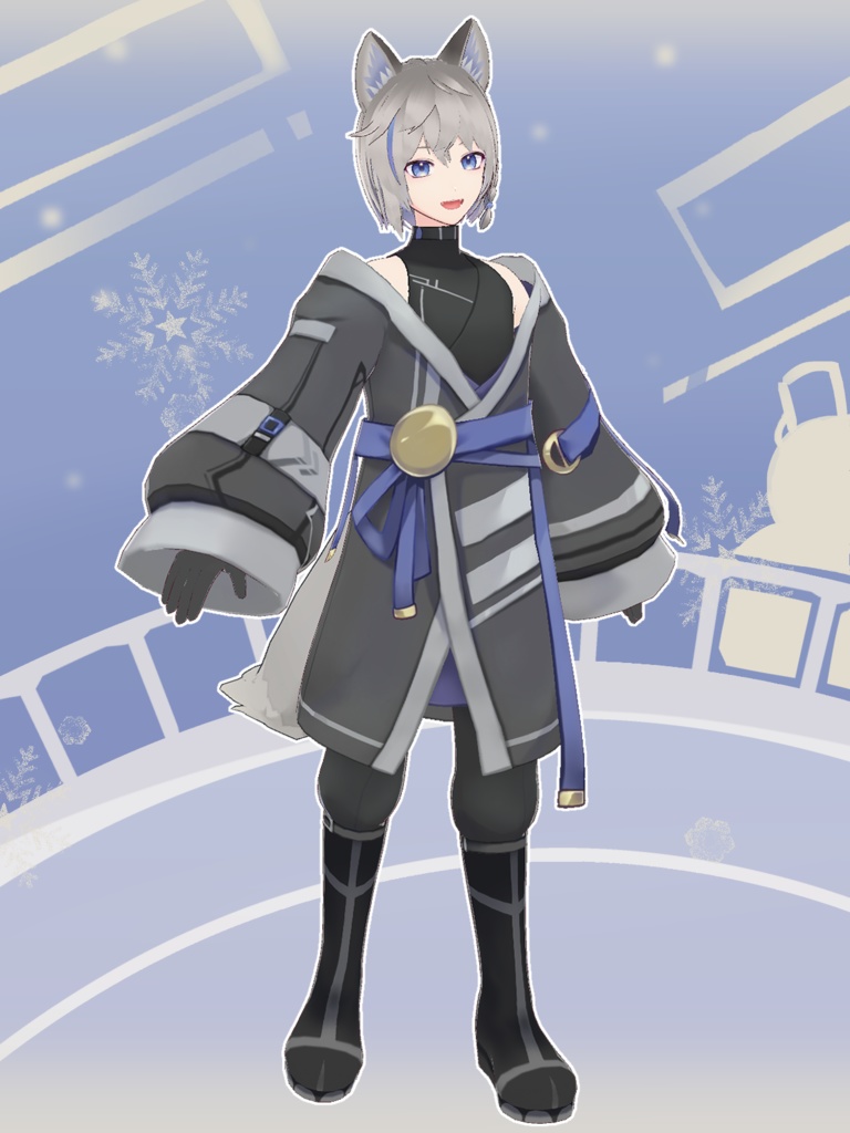 オリジナル3Dモデル『みぞれ』