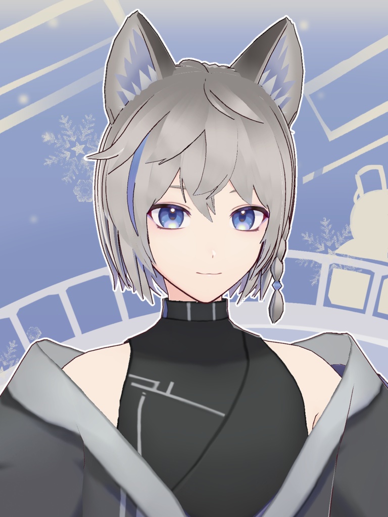 オリジナル3Dモデル『みぞれ』