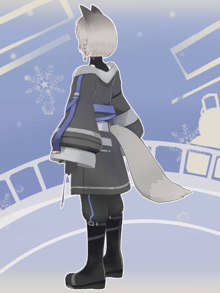 オリジナル3Dモデル『みぞれ』