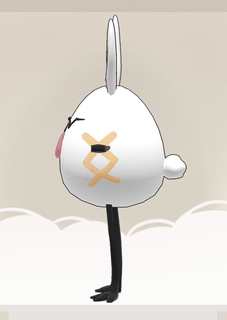 オリジナル3Dモデル『たまごモドキ』