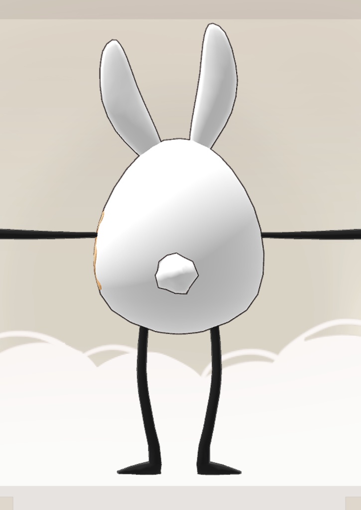 オリジナル3Dモデル『たまごモドキ』