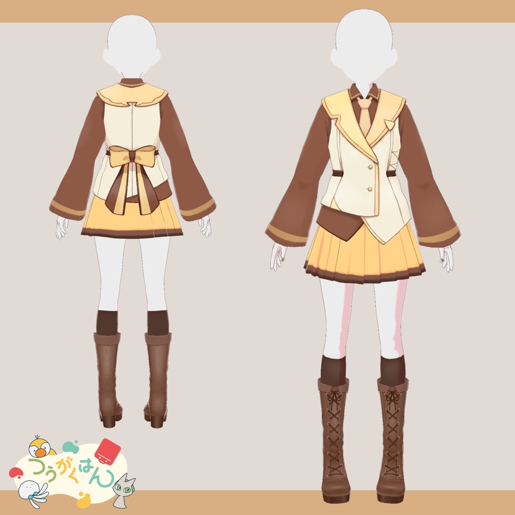 VRoid用衣装『チーズケーキ』