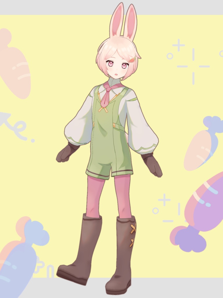 オリジナル3Dモデル『こざき』