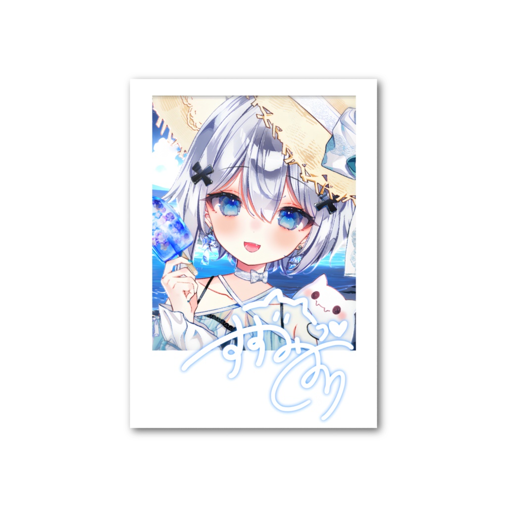 結成記念グッズ チェキ風カード / SigRas“Suzumi Shiori” Goods - Card