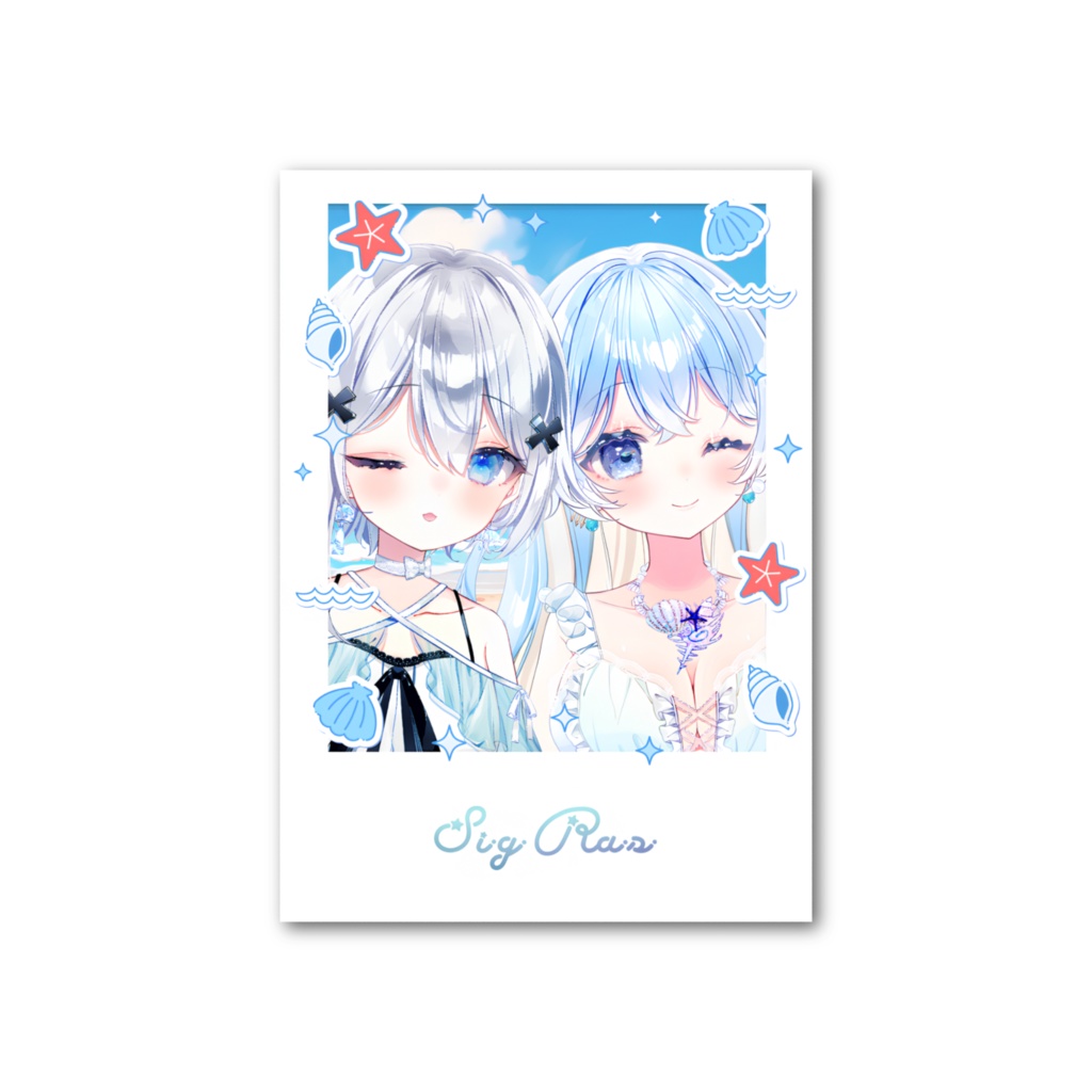 結成記念グッズ チェキ風カード / SigRas Goods - Card