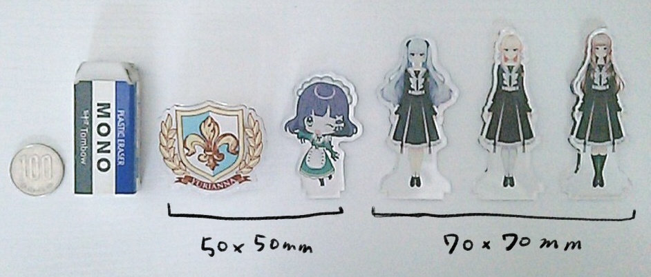 SD芽白やえアクリルフィギュア