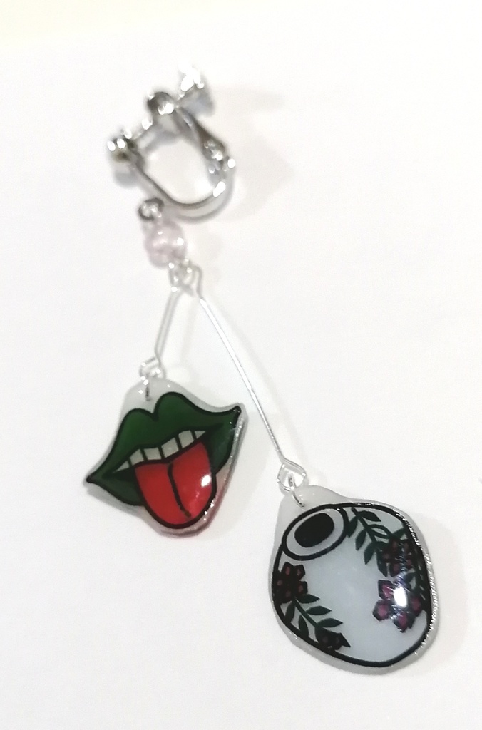 ぎょこたんピアス&イヤリング