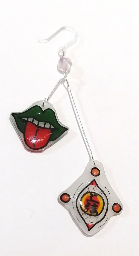 ぎょこたんピアス&イヤリング