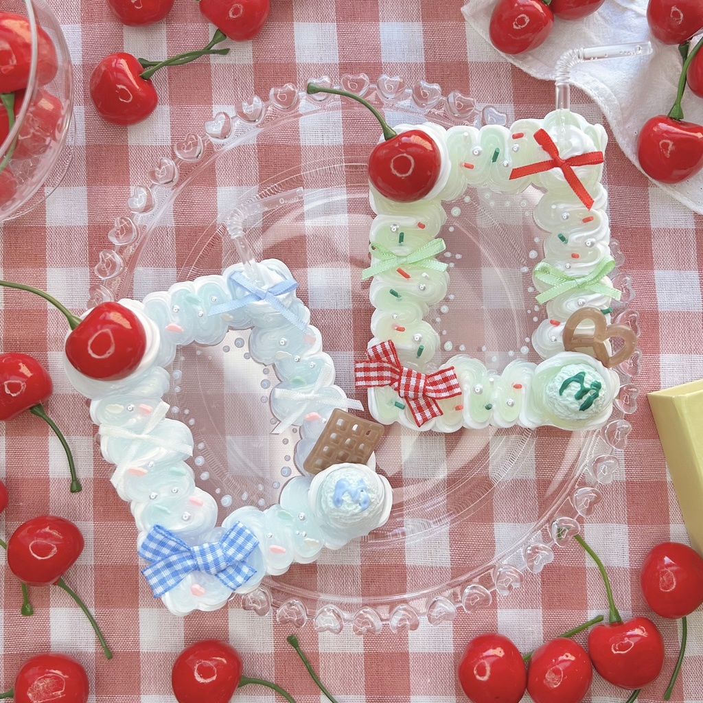 【受注生産】ソーダフロート🩵🍒メロンソーダフロート💚🍒