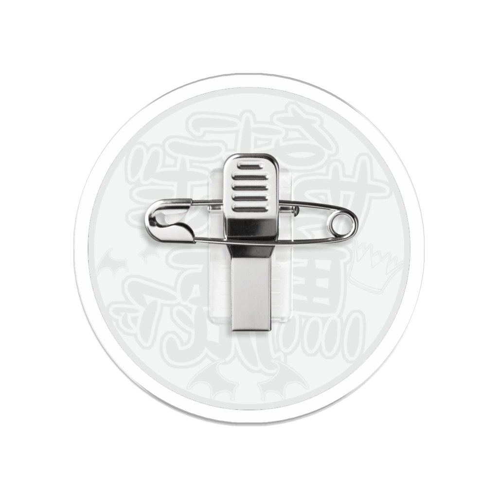 【非公式】葛葉「なにやってんだ馬鹿ァ!」アクリルバッジ【にじさんじ】