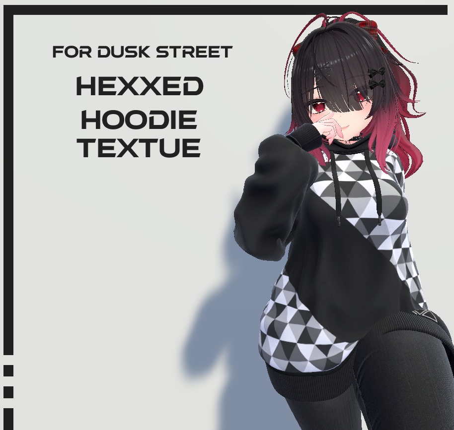 HEXXED hoodie texture for DUSK STREET
