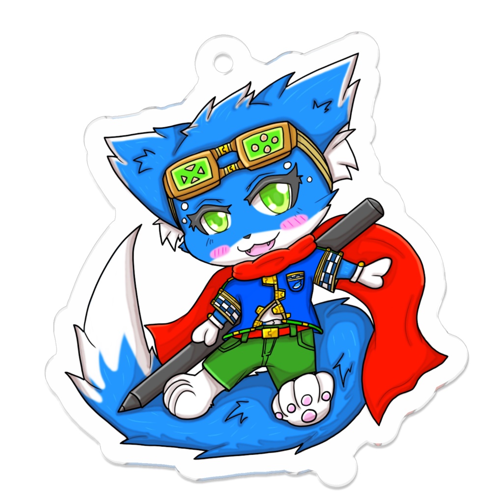 SDジュウト君 アクリルキーホルダー