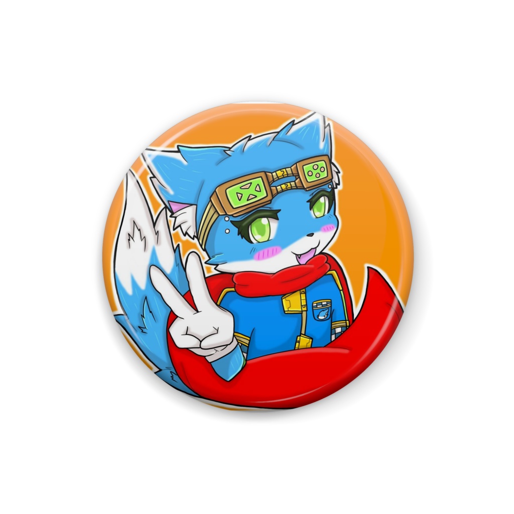 ジュウト君 缶バッジ【チャンネル登録者200人記念】