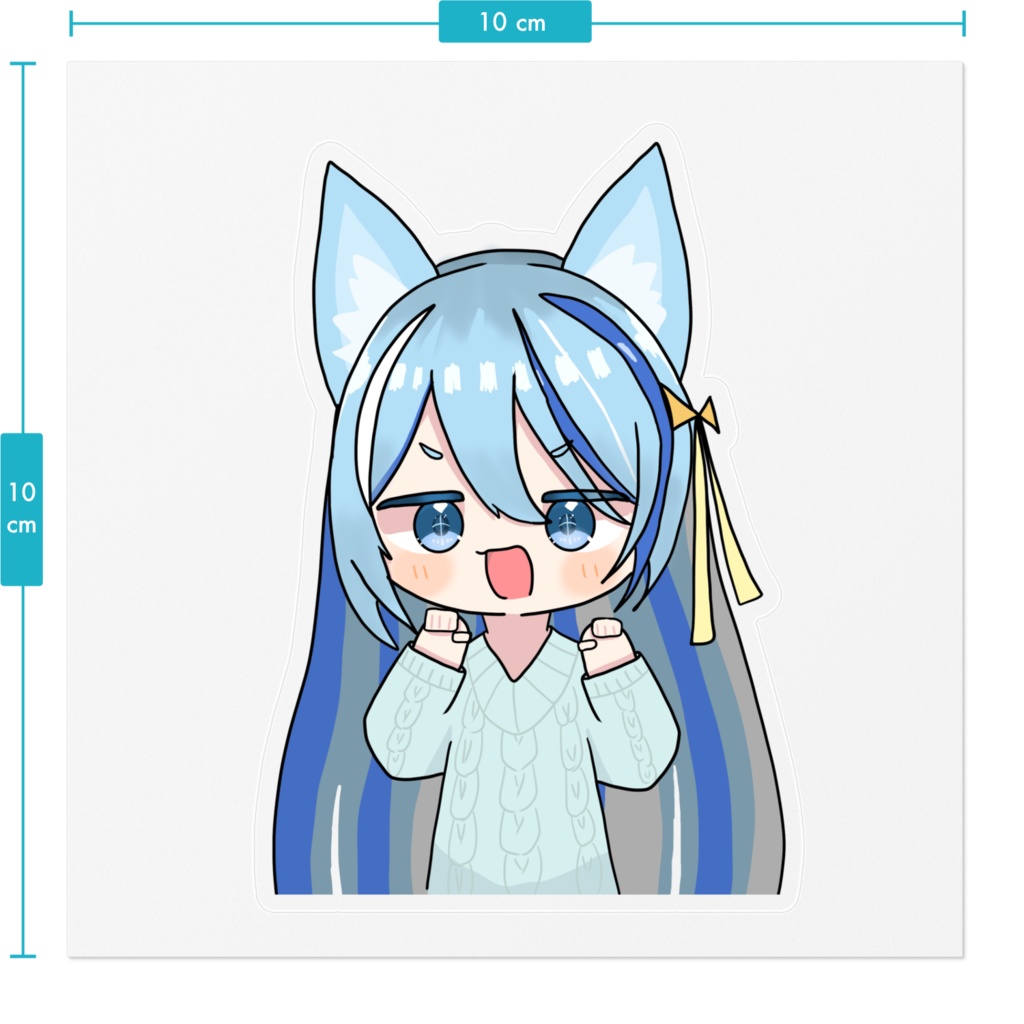 ぎーかちゃんステッカー Ver.2