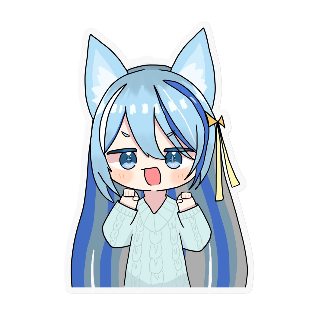 ぎーかちゃんステッカー Ver.2