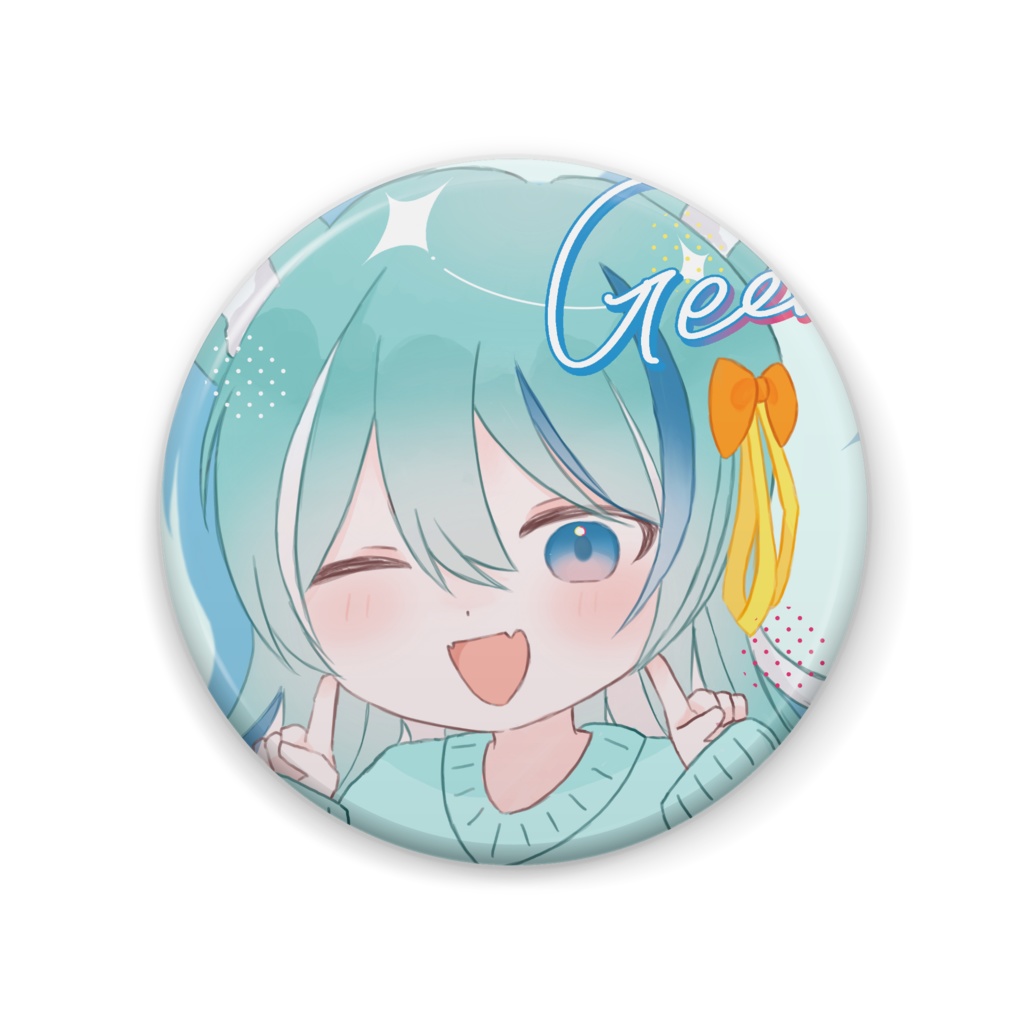 ぎーかちゃん缶バッジ Ver.1