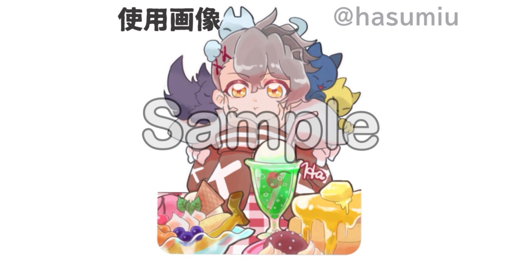 スイーツしのみやアクスタ