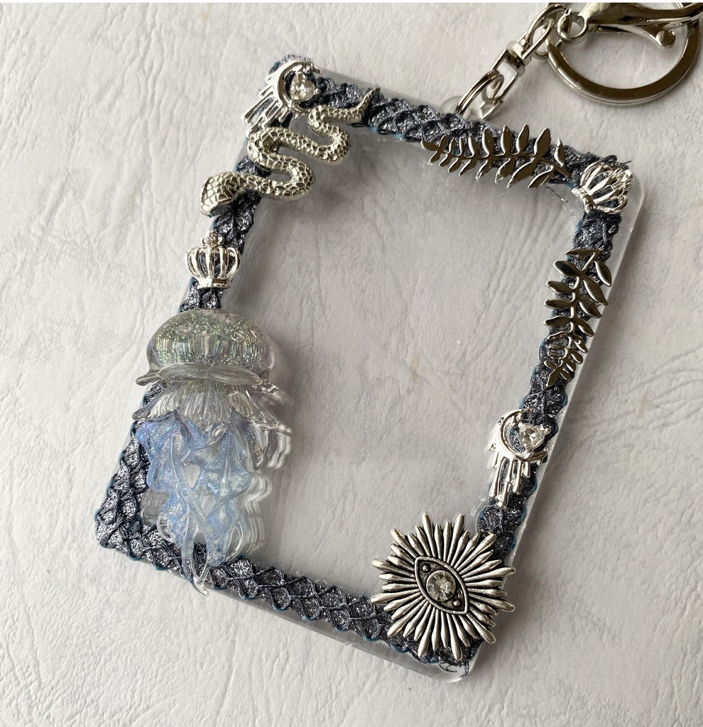 【新作・クラゲシリーズ】トレカキーホルダー