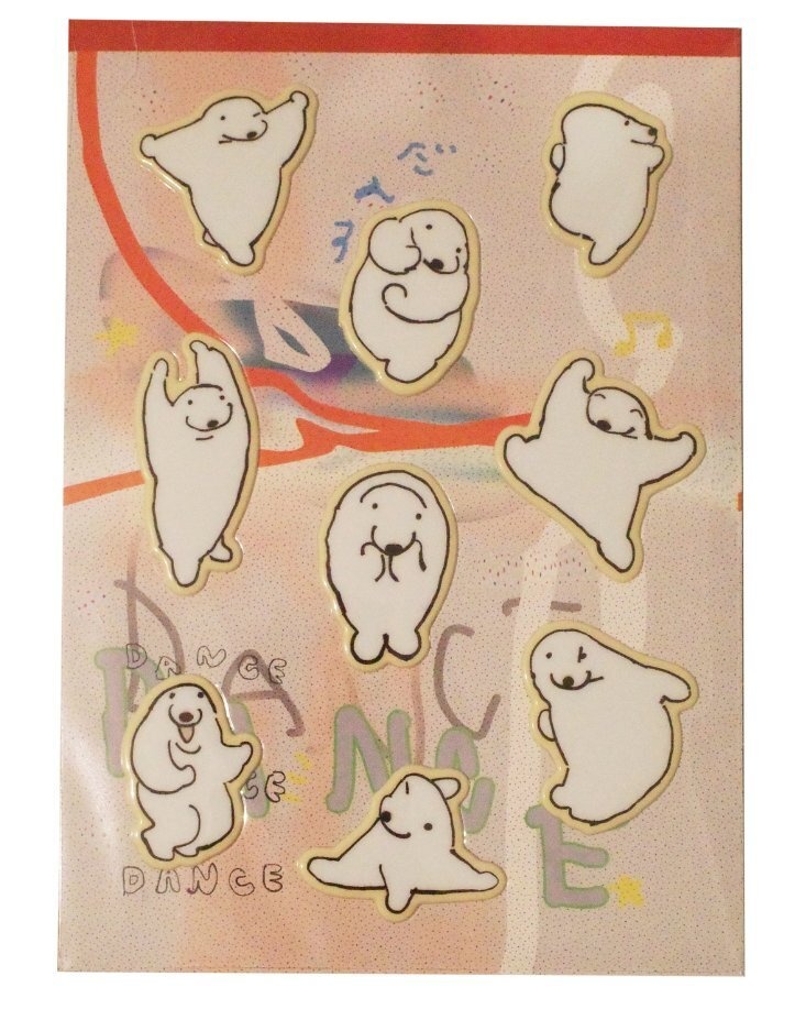 ダンス　ぷっくりシール