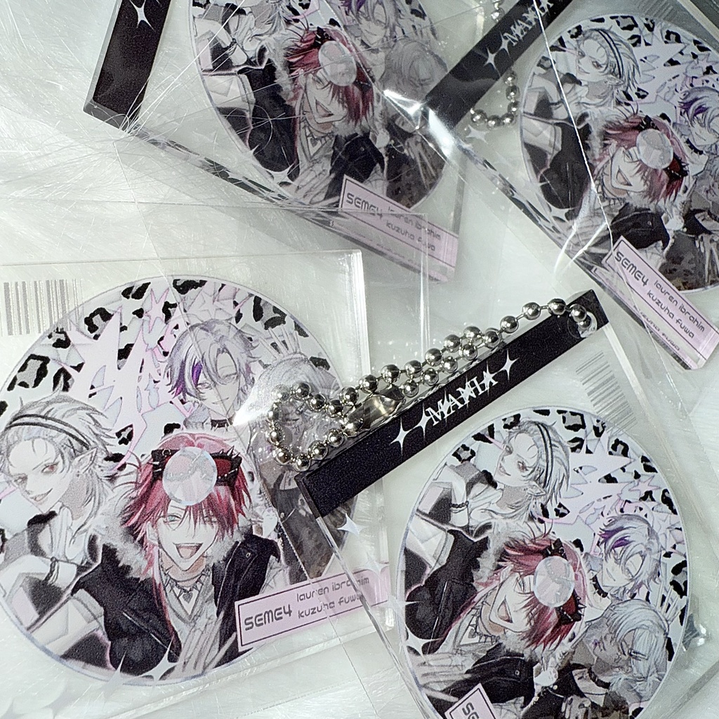 【非公式】せめよん CD風アクリルキーホルダー