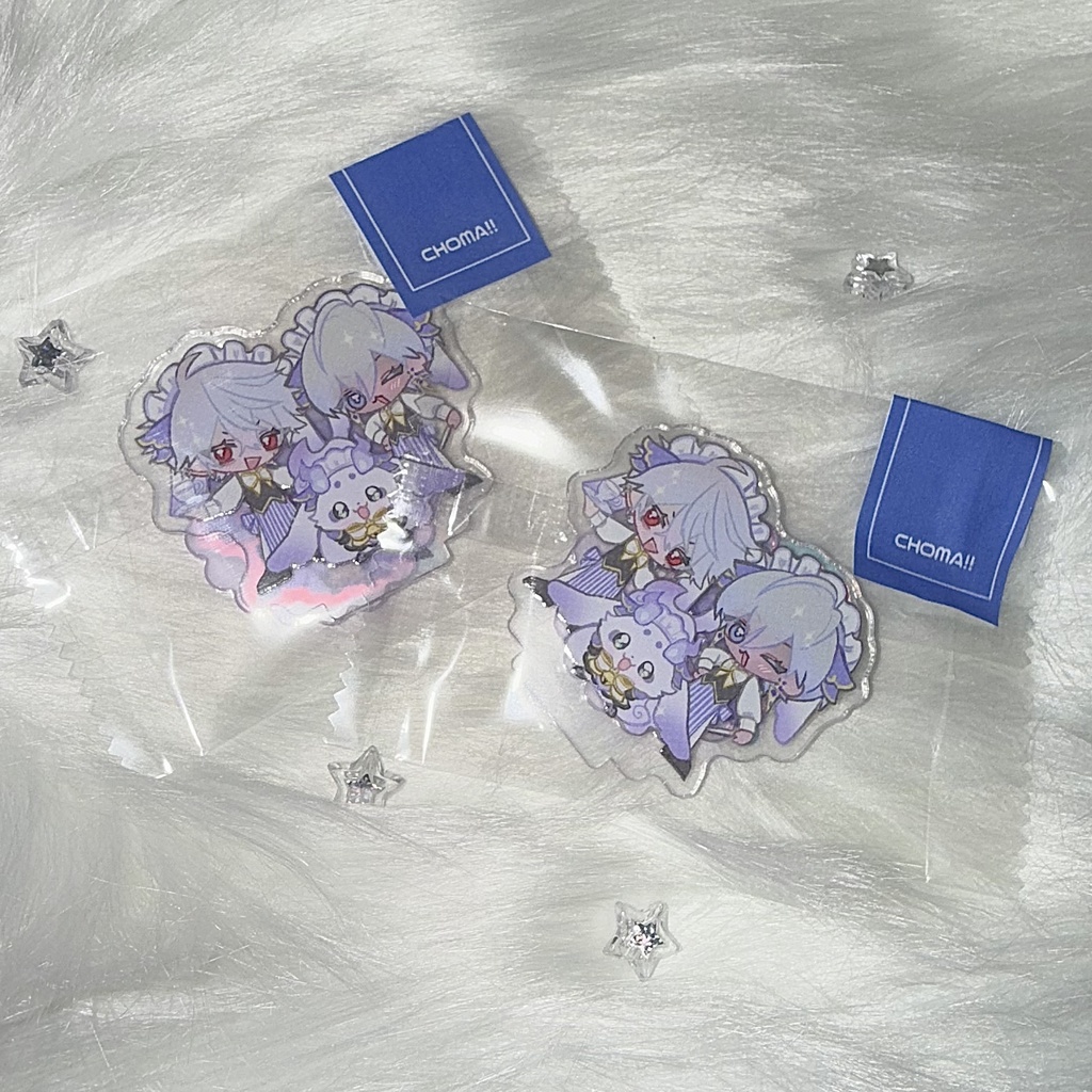 【非公式】ちょまっとぶらざーず!! アクリルスタンド ステッカーset