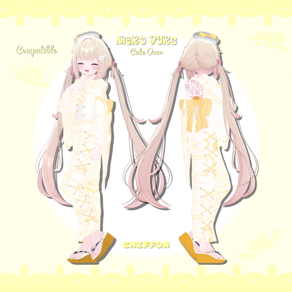 【9アバター対応】♥MeroYura-めろゆら♥【VRC】