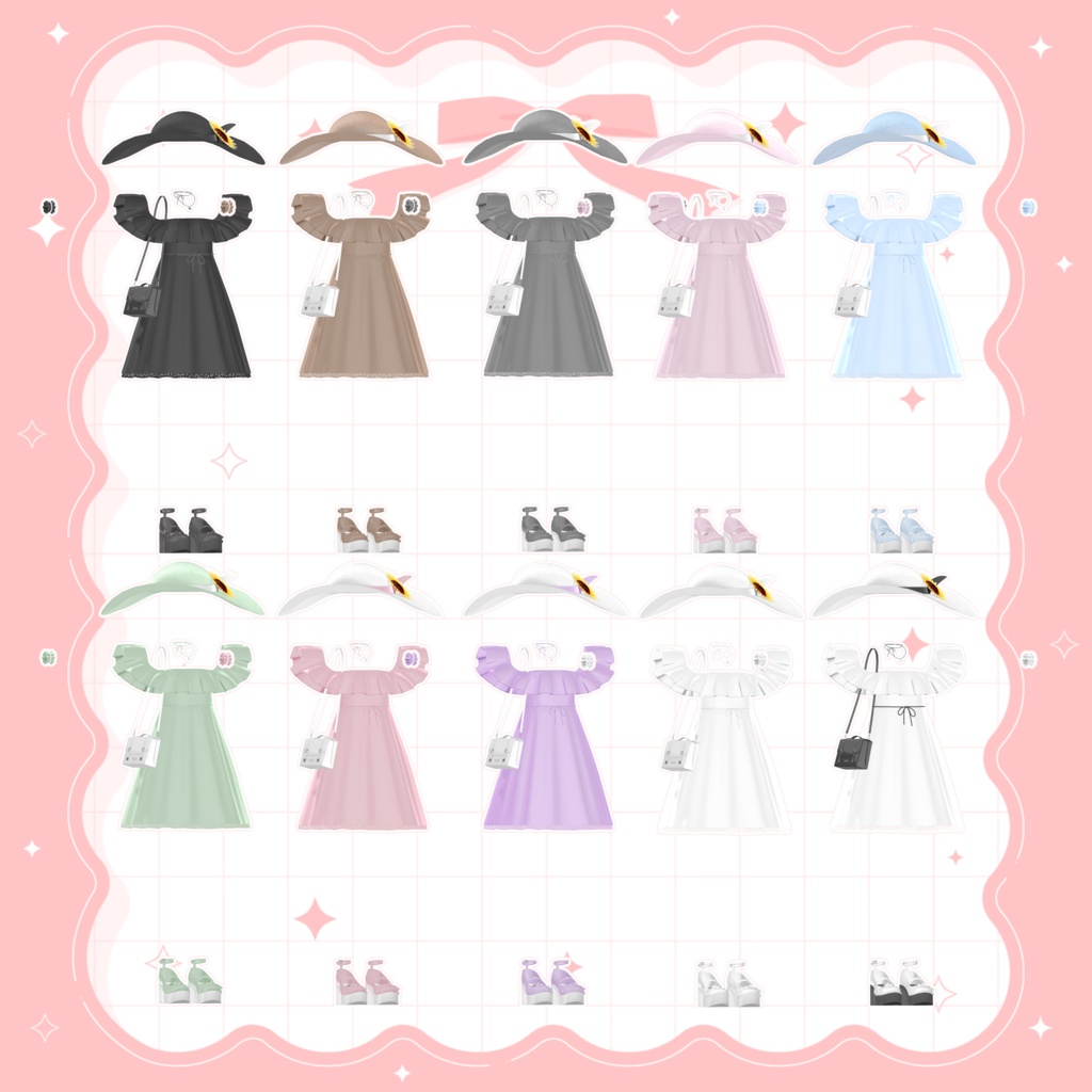 【VRC】♥Melhoan-めるほわん♥【11アバター対応】