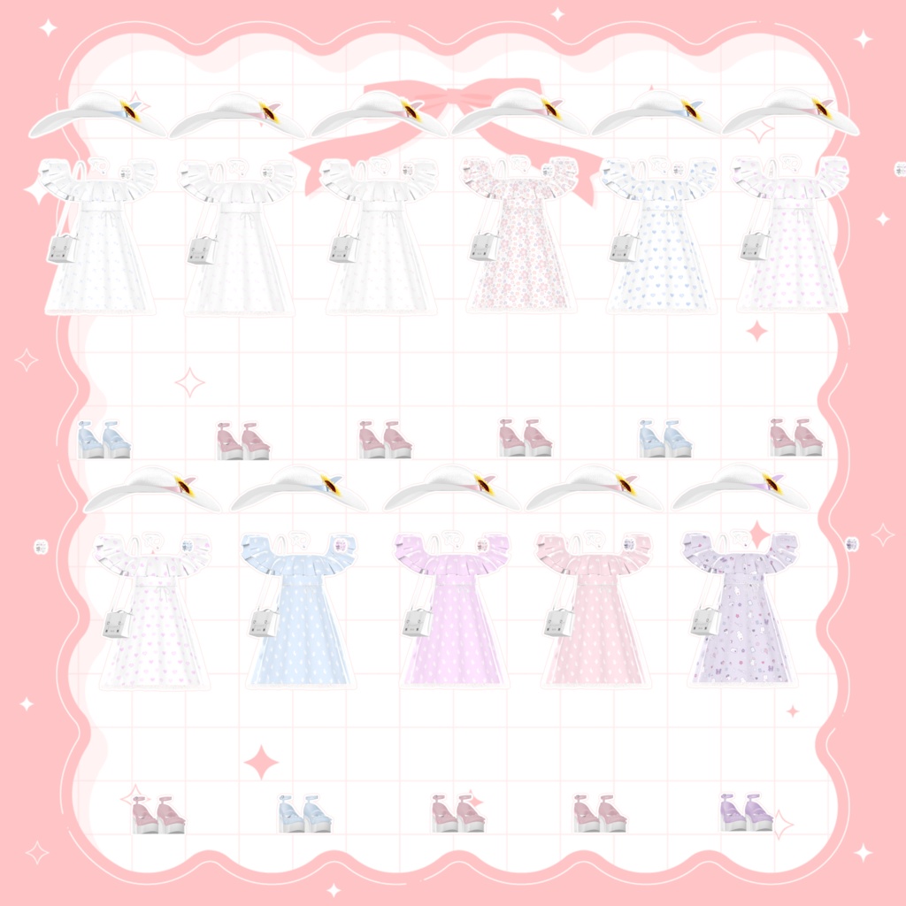 【VRC】♥Melhoan-めるほわん♥【11アバター対応】