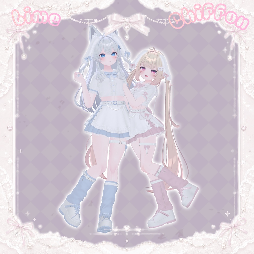 【VRC】♥MilkeyRabbit-ミルキーラビット♥【12アバター対応】