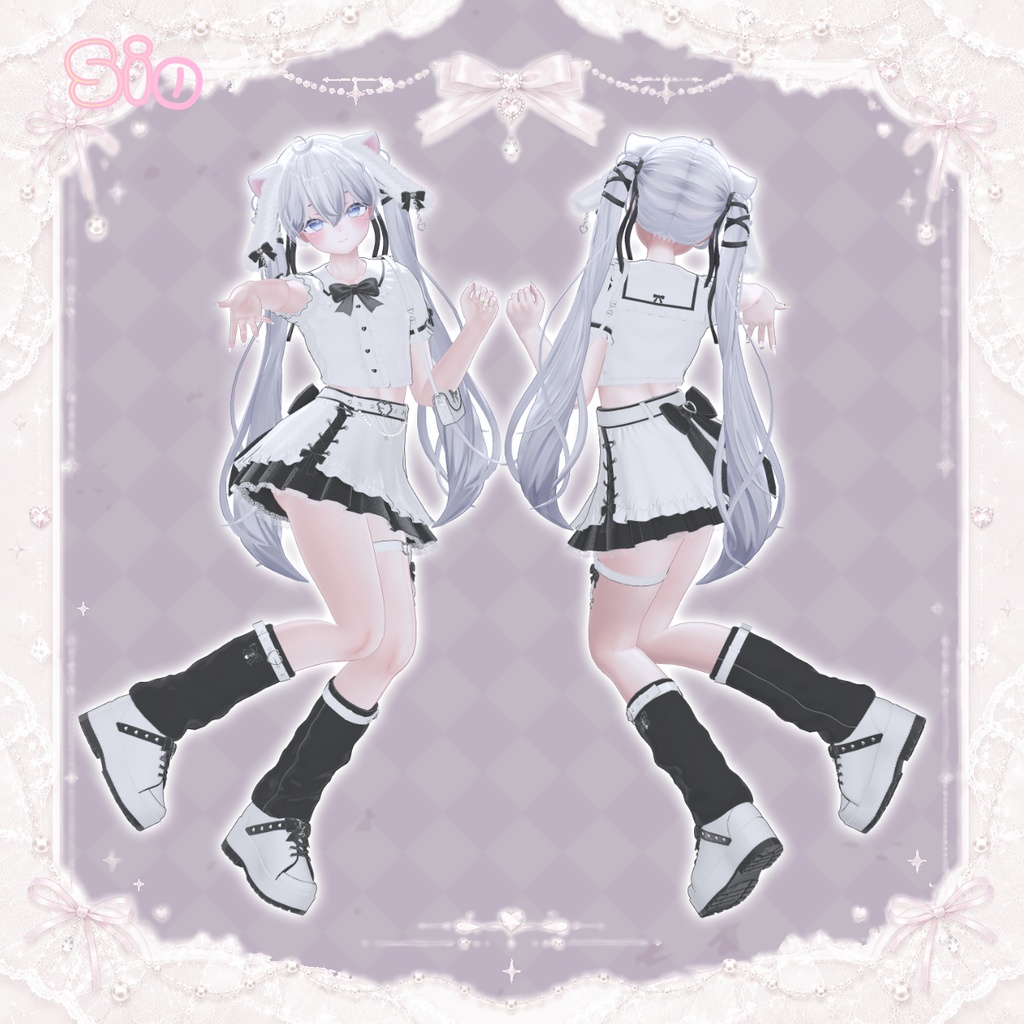 【VRC】♥MilkeyRabbit-ミルキーラビット♥【12アバター対応】