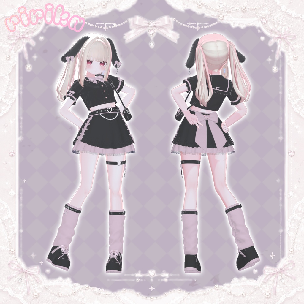 【VRC】♥MilkeyRabbit-ミルキーラビット♥【12アバター対応】