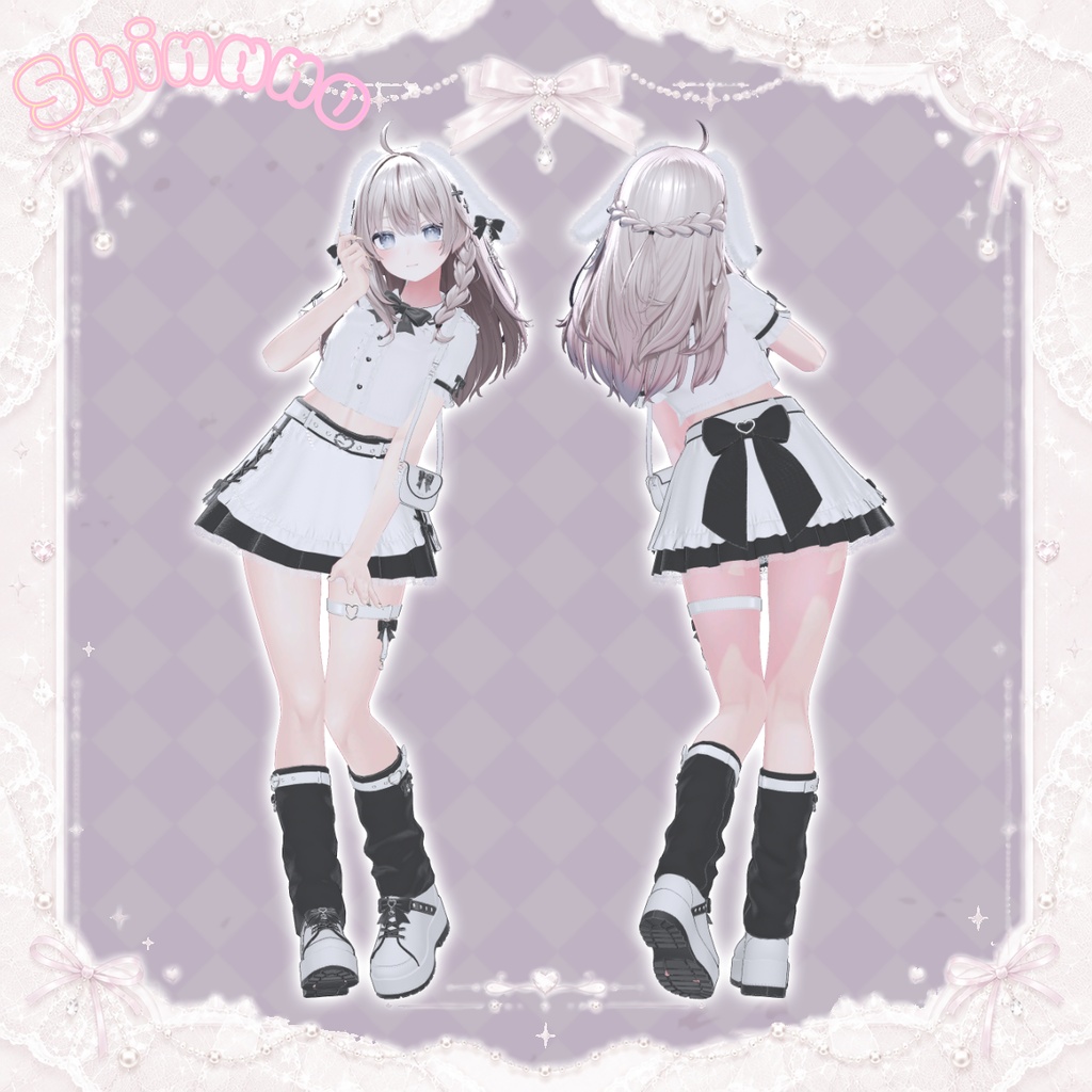 【VRC】♥MilkeyRabbit-ミルキーラビット♥【12アバター対応】