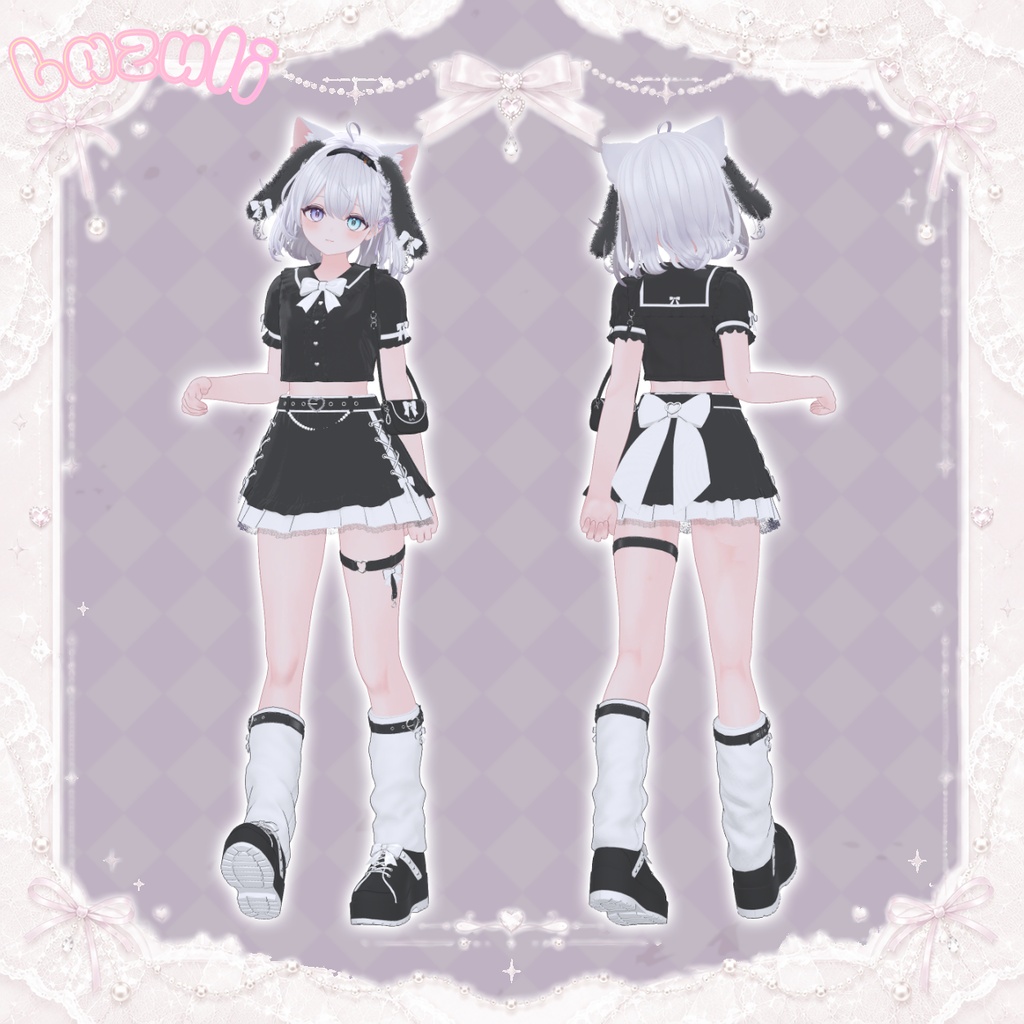 【VRC】♥MilkeyRabbit-ミルキーラビット♥【12アバター対応】