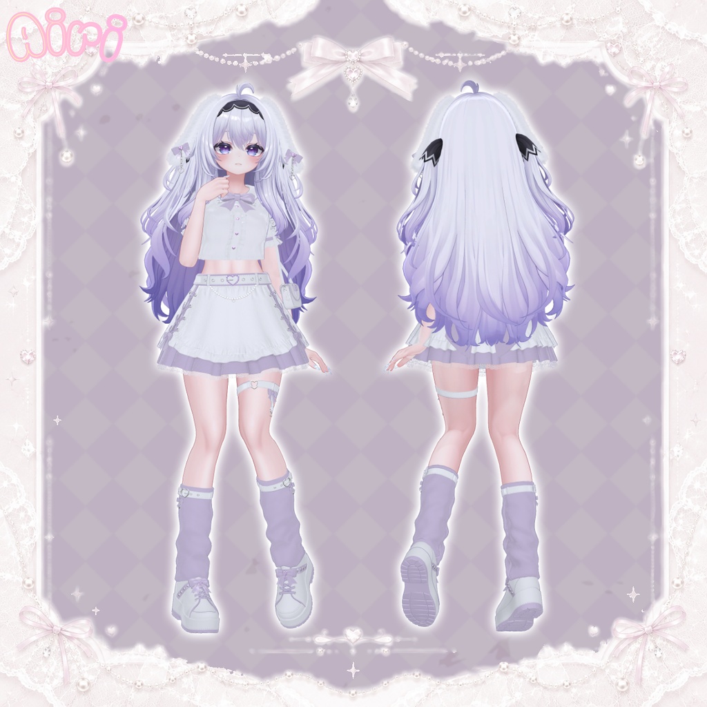 【VRC】♥MilkeyRabbit-ミルキーラビット♥【12アバター対応】