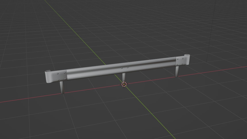 【CC0】道路のガードレール/Traffic barrier/가드레일/日本的交通护栏