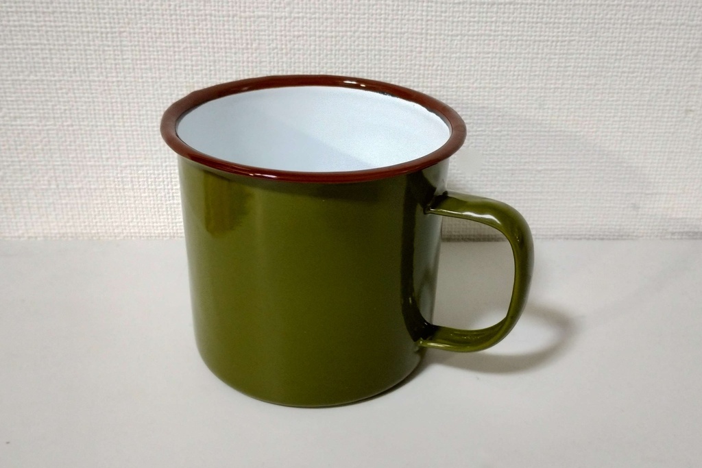 【無料】中国レトロコップ Chinese traditional cup 老式军绿水杯 오래된 중국산 찻잔