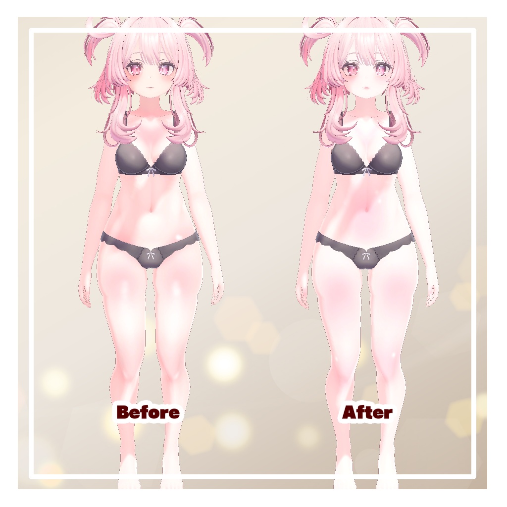セレスティア-Selestia- 白肌&赤らみ♡涙袋あり地雷メイク+BodyBlush🩷