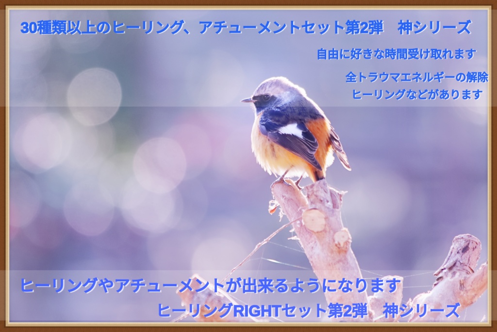30種類以上のヒーリング、アチューメントセット第2弾　神シリーズ