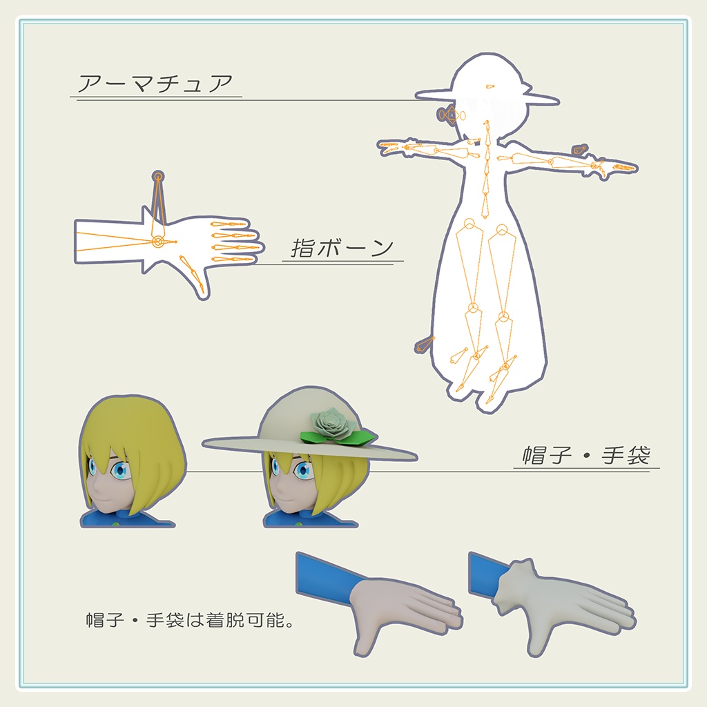 トゥーンキャラクター 5-F ドレス