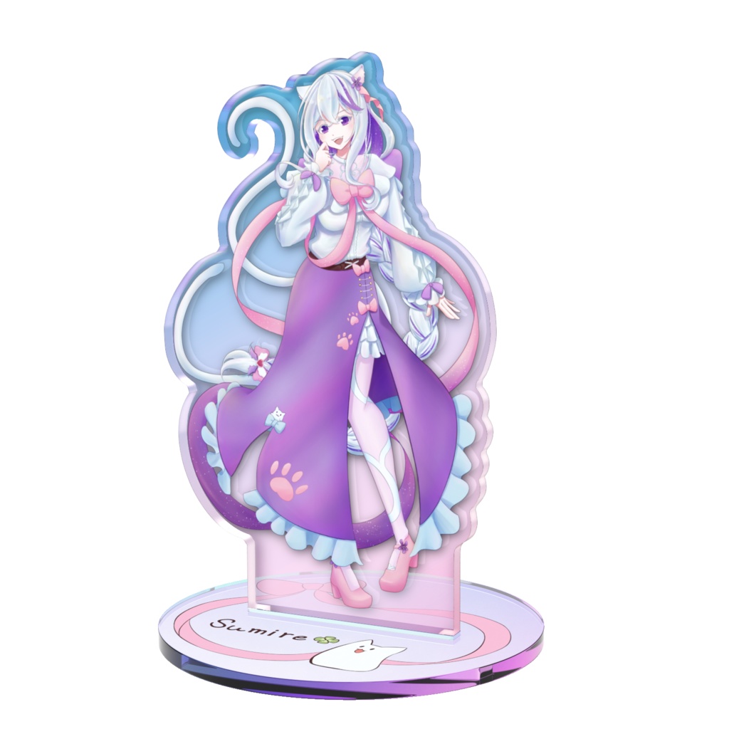 スミレ　オーロラアクリルスタンド