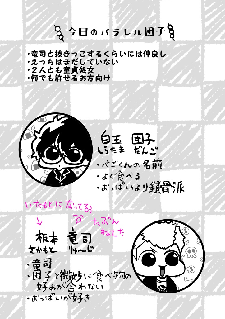 俺と竜司のちちつき対決!